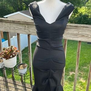 Black formal gown